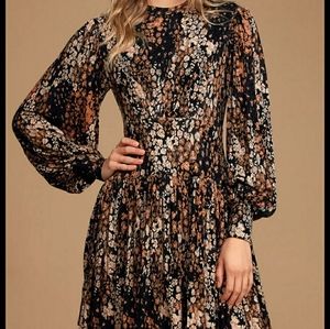 Free People long sleeve mini dress